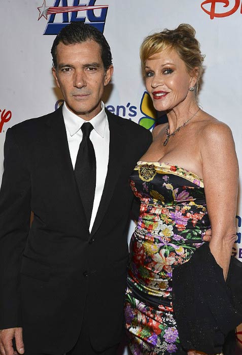 Melanie Griffith and Antonio Banderas at the Children's Hospital Los Angeles Gala in October 2012