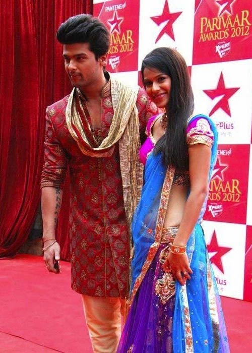 Nia Sharma and Kushal Tandon at the Star Parivaar Awards in March 2012