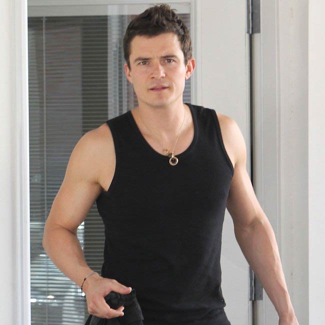 Orlando Bloom wearing tank top