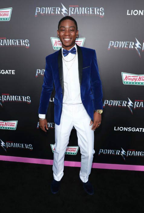 RJ Cyler at the LA Premiere of Power Rangers in March 2017