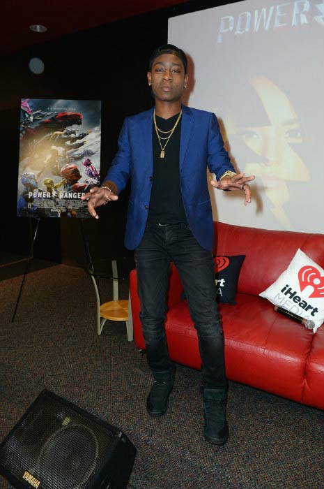 RJ Cyler at the Power Rangers fan event in March 2017