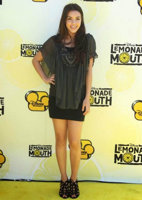 Samantha Boscarino at the premiere of Disney Channel's Lemonade Mouth in April 2011