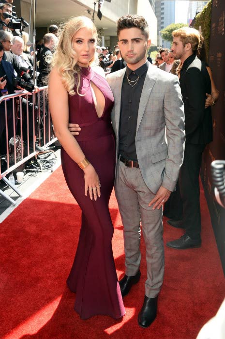 Veronica Dunne and Max Ehrich at the 43rd Annual Daytime Emmy Awards in May 2016