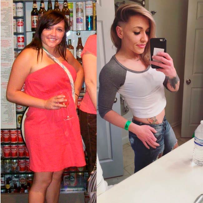 Allie Ruby before and after weight loss