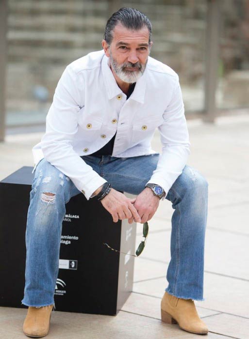 Antonio Banderas at the 20th Malaga Film Festival in March 2017