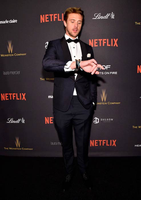 Boyd Holbrook at the 2016 Golden Globe Party