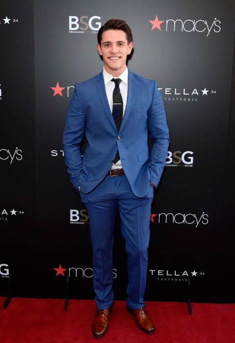 Casey Cott at the Macy's and Broadway Style Guide event in June 2016