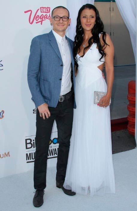 Chester Bennington and Talinda Ann Bentley at the 2012 Billboard Music Awards