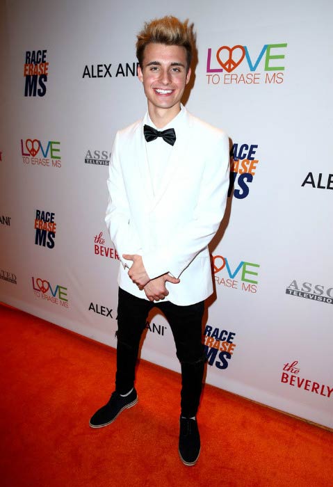 Christian Collins at the 24th Annual Race To Erase MS Gala in May 2017