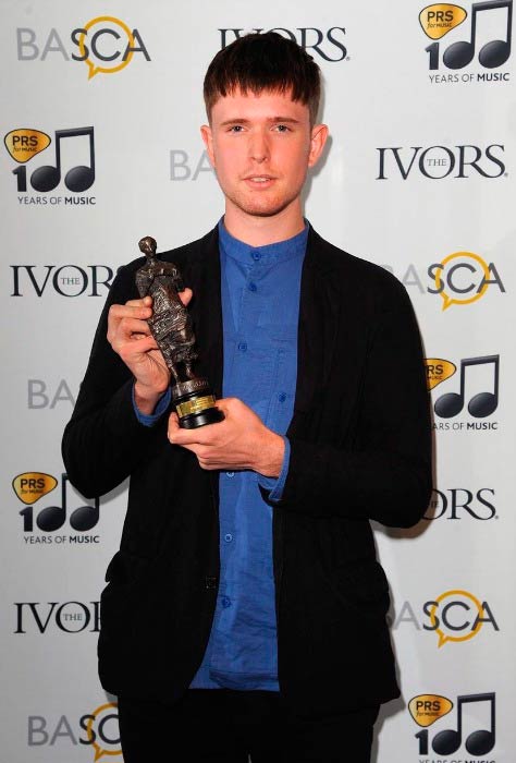 James Blake at the Ivor Novello Awards in May 2014