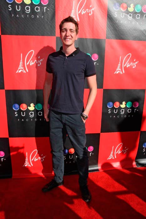 James Phelps at the autograph signing at the Sugar Factory in Las Vegas in March 2012