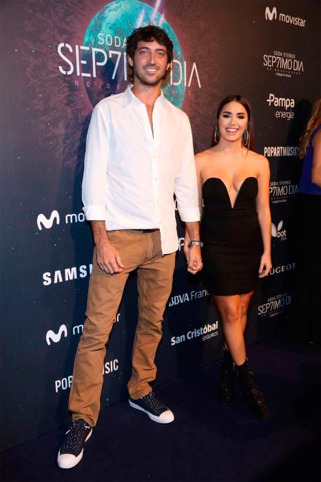 Lali Espósito and Santiago Mocorrea at the Pop Art Music event in 2017