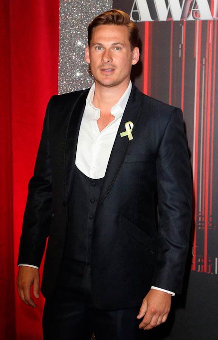 Lee Ryan at 2017 British Soap Awards