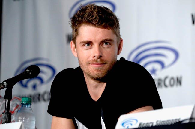 Luke Mitchell at the Marvel's Agents of S.H.I.E.L.D. panel at WonderCon in March 2016 in Los Angeles