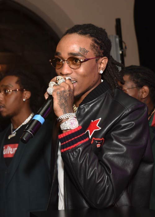 Quavo at the GQ and Chance The Rapper Celebrate the Grammy’s event in February 2017
