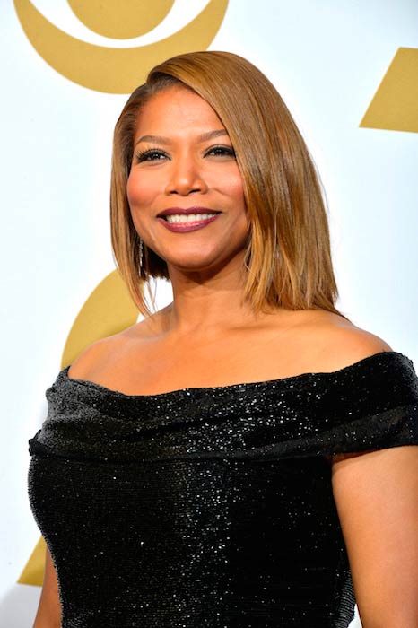 Queen Latifah in the press room for the 56th Grammy Awards in California in January 2014