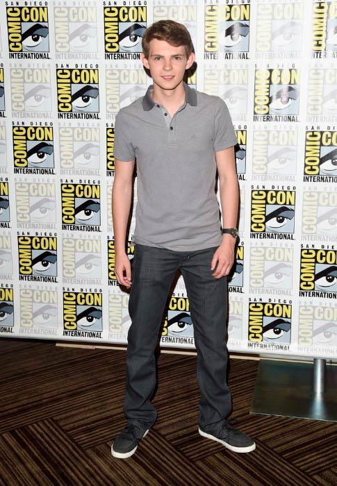 Robbie Kay at the Heroes Reborn Press Room during Comic-Con International in July 2015