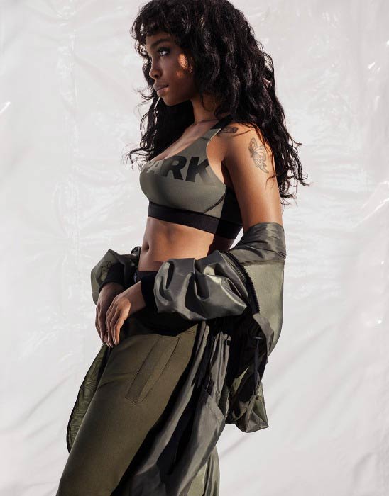 SZA in an Ivy Park photo shoot in March 2017