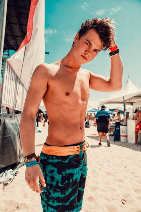 Taylor Caniff in a picture shared on social media in 2016