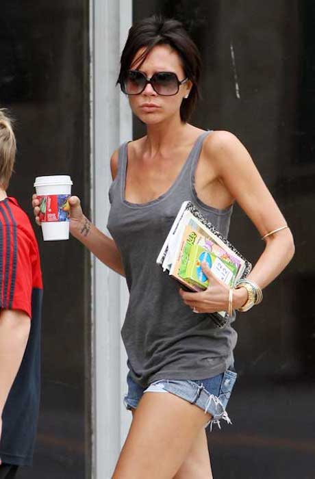 Victoria Beckham always keeps herself hydrated