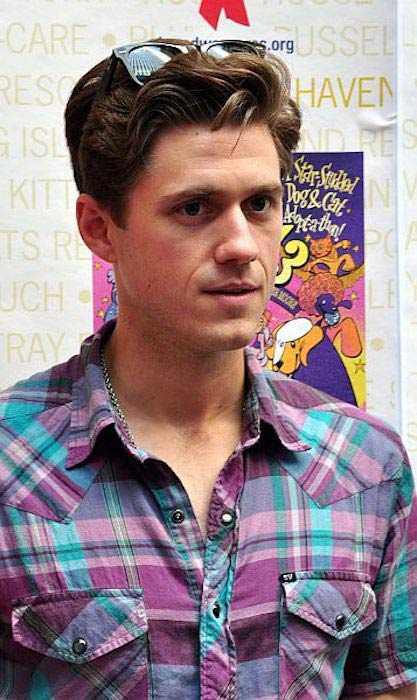 Aaron Tveit at 13th Annual Broadway Barks Benefit on July 9, 2011