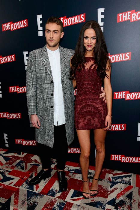 Alexandra Park and Tom Austen at The Royals New York series premiere in March 2015