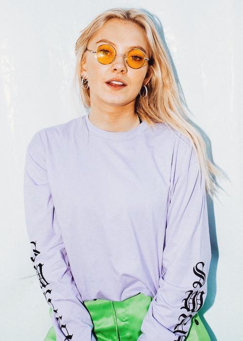 Astrid S in a picture uploaded to her Instagram account in July 2017