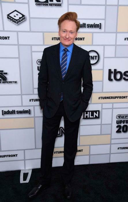 Conan O’Brien at the Turner Upfront event in May 2015