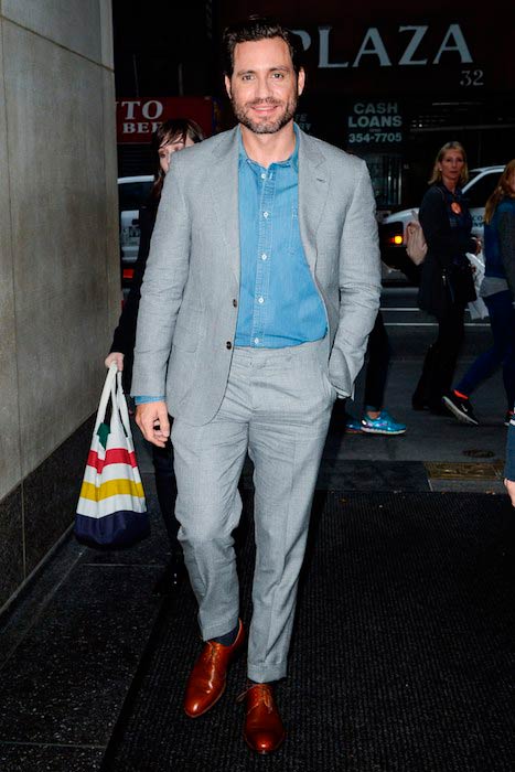 Édgar Ramírez arrived for the Today show in NYC in October 2016