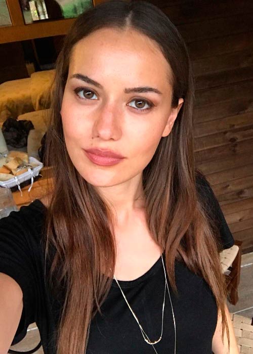 Fahriye Evcen in a picture shared on her Instagram in August 2017