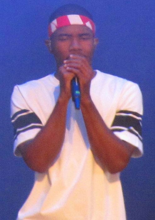 Frank Ocean during the Wireless 2013 performance