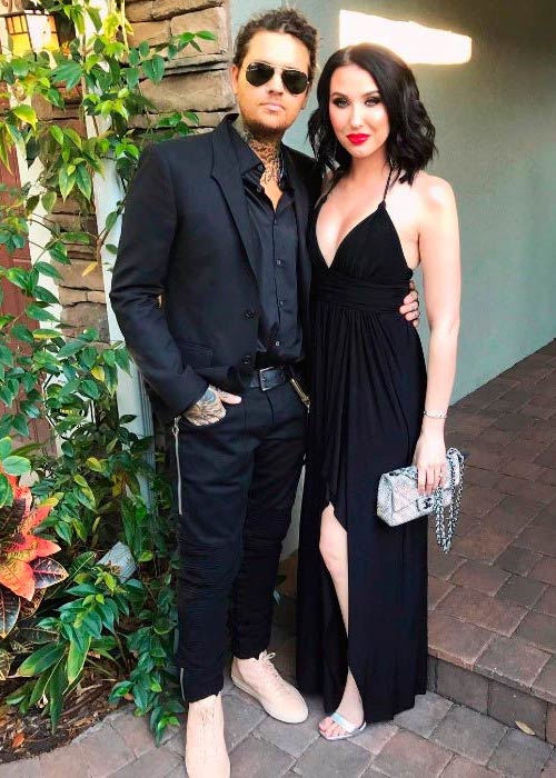 Jaclyn Hill and her husband Jon Hill in a picture shared on her Instagram in April 2017