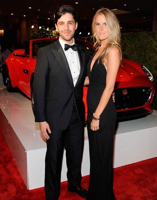 Josh Peck and Paige O'Brien at the Jaguar event in Beverly Hills in October 2014