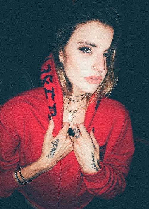 Juliet Simms in a picture shared on her Instagram in July 2017