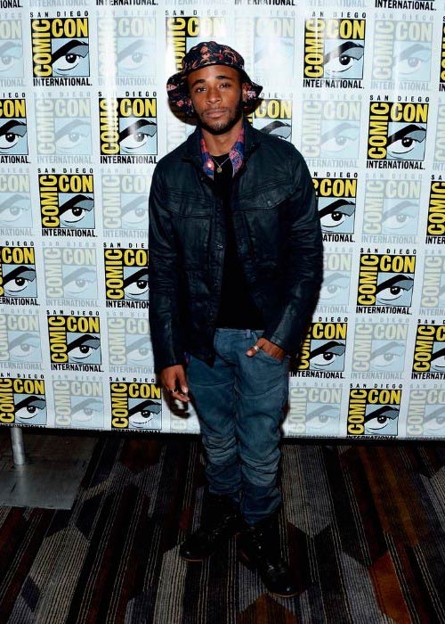 Khylin Rhambo at the Teen Wolf press line during Comic-Con International in July 2016