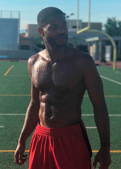 King Bach shirtless in a picture shared on his social media in July 2017