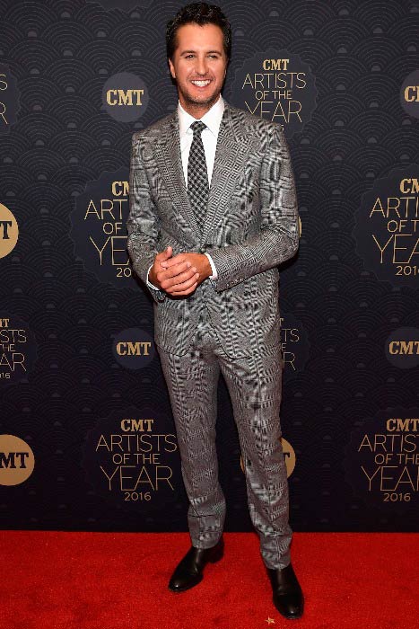 Luke Bryan at the CMT Artist of the Year event in October 2016