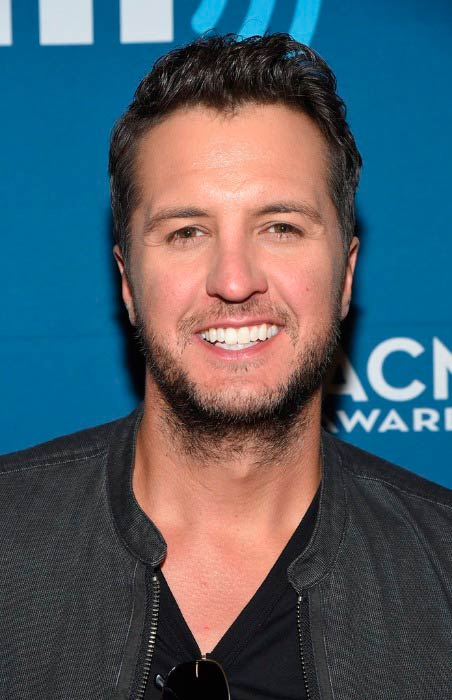 Luke Bryan at the SiriusXM's The Highway Channel broadcast event in May 2017