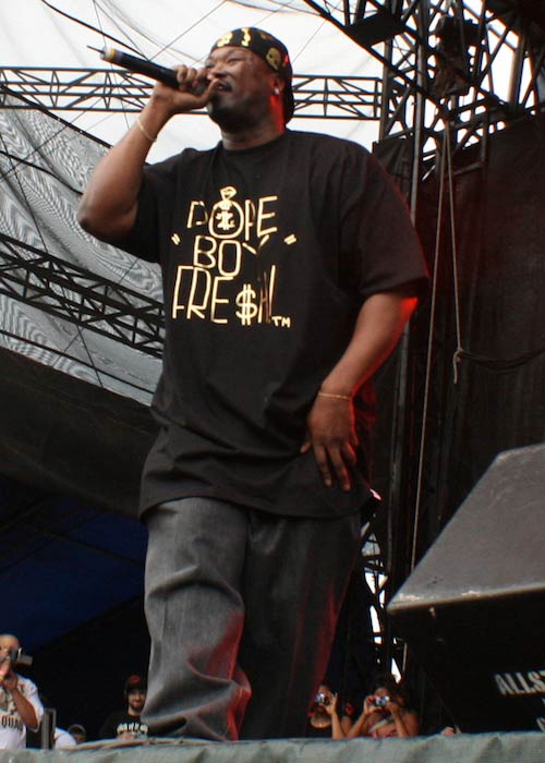 Rapper Project Pat performing at an event in 2008