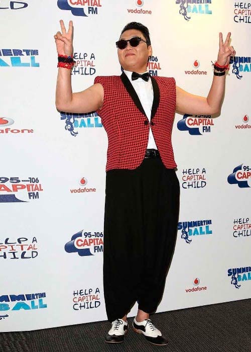 Psy at the Capital Summertime Ball in London in June 2013