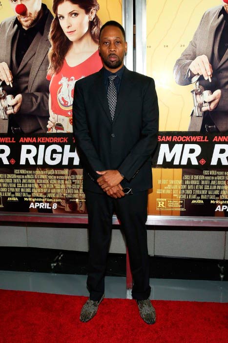 RZA at the Mr. Right New York Premiere in April 2016