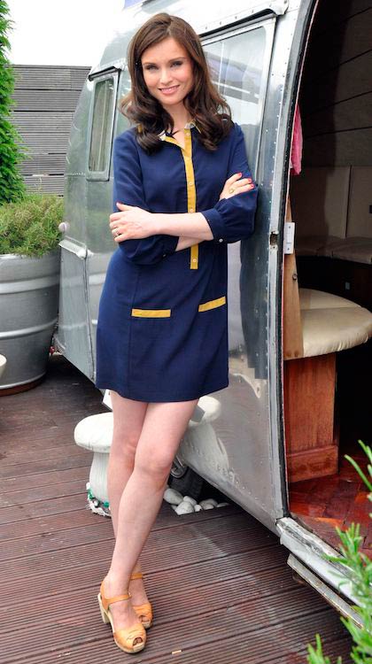 Sophie Ellis-Bextor poses for a Wanderlust promo photoshoot in London in June 2014