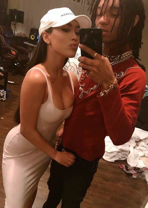 Swae Lee and Marliesia Ortiz in a picture shared on her Instagram in June 2017