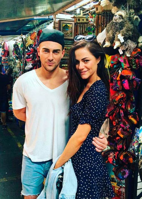 Tom Austen and Alexandra Park in a picture uploaded to his Instagram in May 2016