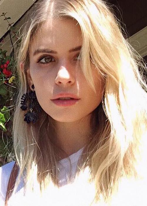 Carlson Young in an Instagram selfie in September 2017