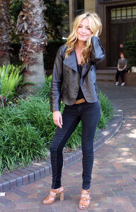 Cat Deeley during a working holiday in Sydney, Australia in October 2011