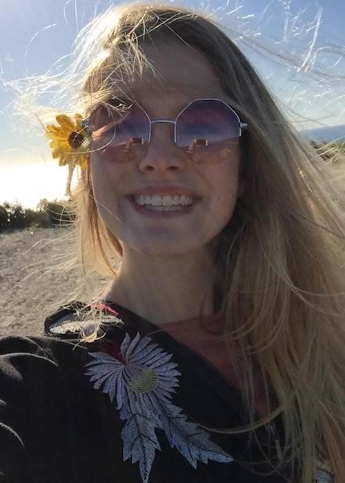 Tiera Skovbye in an Instagram selfie in March 2017
