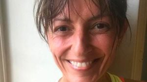 Davina McCall in an Instagram selfie in August 2017 Healthy Celeb