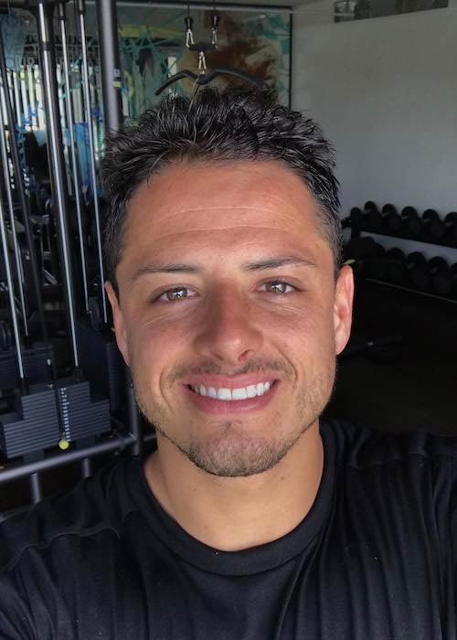 Javier Hernández in an Instagram selfie in July 2017