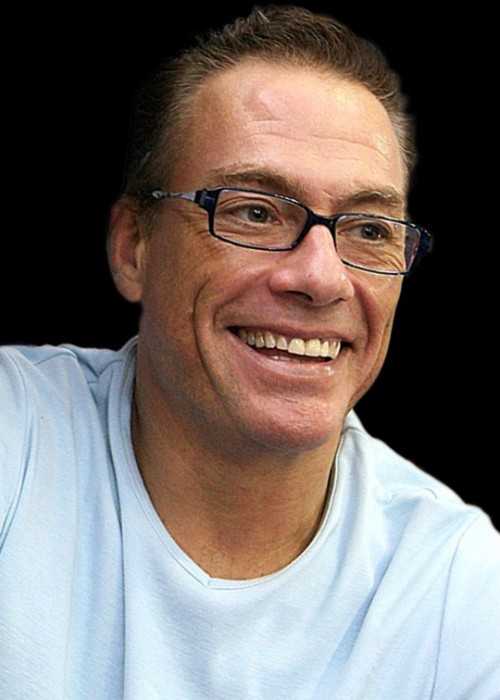 Jean Claude Van Damme at the Lackland Air Force Base in Texas in 2007